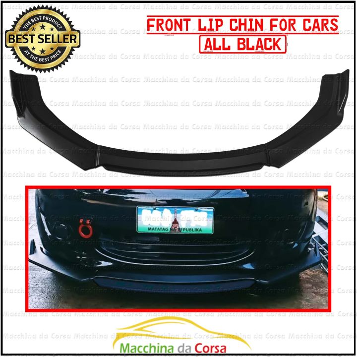 Front Lip Chin Body Kit FIT TO CARS WITH 172CM-178CM BUMPER WIDTH (All ...