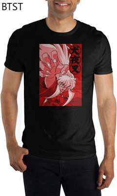 Inuyasha Anime Cartoon Mens Graphic Tee Tshrit 90S Print Male Loose Tshirt Funny Manga Gildan Spot 100% Cotton
