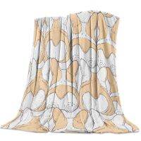 Corgi Dog Cute Pets Bed Cover Blanket Throws Travel Fleece Throw Cover Wrap Hypoallergenic Microfiber Decorative All-Season Twin