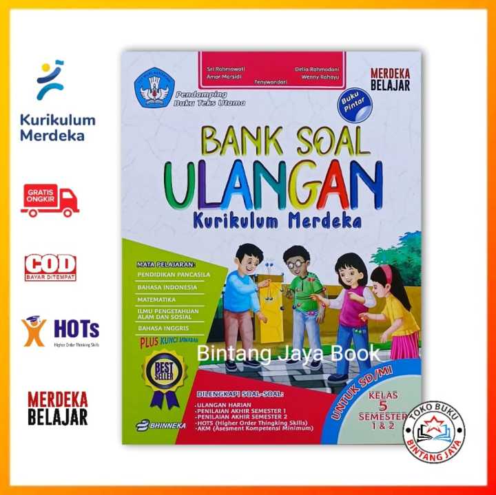 Buku Bank Soal Kurikulum Merdeka Kelas 5 SD - Buku Pintar Bank Soal SD ...