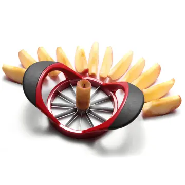 Apple Slicer Upgraded Version 12-Blade Large Apple Corer Stainless Ste