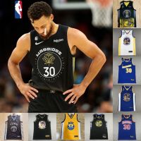 เสื้อกีฬาบาสเก็ตบอล ปักลาย NBA2023 Golden State Warriors 30 # Stephen Curry 2023NBA P-2GG