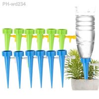 LLD 6Pcs Drip Irrigation system Plant Waterers Automatic Irrigation System Water Spikes Taper Houseplant Spike Dripper