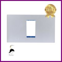 หน้ากาก 1 ช่อง SIEMENS 5TG9 860-5PB02 สีเงินWALL PLATE SIEMENS 5TG9 860-5PB02 1-GANG SILVER **คุ้มที่สุดแล้วจ้า**