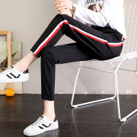 【Ready stock】 ✤G&amp;W✤ Casual Pants Sports Pants Loose Slimming and Straight Womens Pants