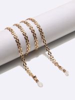 Fashion Gold Color Eyeglasses Chains Reading Glasses Sunglasses Strap Cord Holder Face Mask Necklace Chain