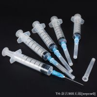 hot【DT】❈✤  5 Set Glue Syringe 5ml Plastic With End Needle And Storage Cap Grease Soldering Paste