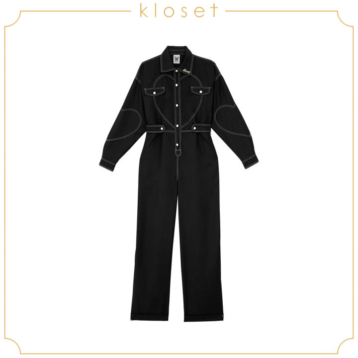 kloset-kloset-jumpsuit-pf21-p011-จั๊มสูทแฟชั่น-จั๊มสูทขายาว-จั๊มสูท-เสื้อผ้าแฟชั่น