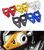 2PCS Motorcycle Axle Spindle Chain Adjuster Blocks For Yamaha YZF R1 FZ1 2005-2015 for FZ8 TMAX 530 2012 2013-2015 Aluminum