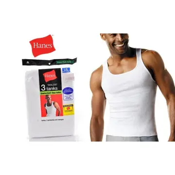 Buy Hanes Men Tanks White S Size 3Pcs Online