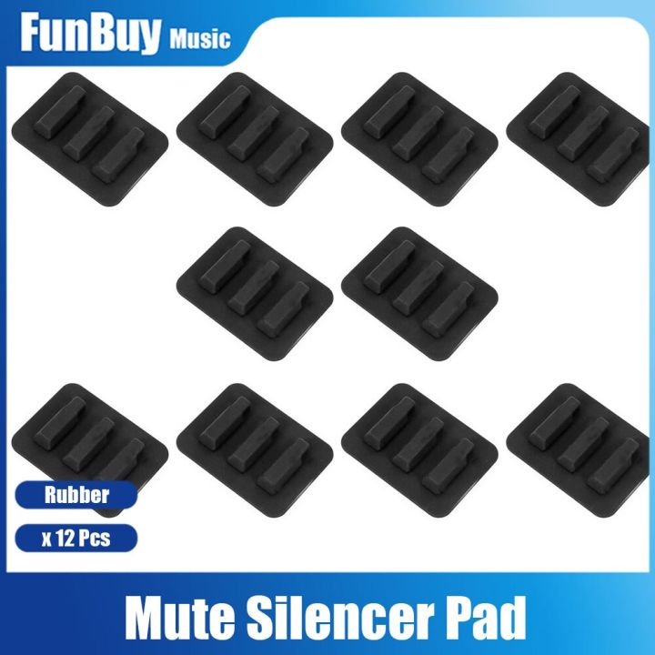 10pcs-acoustic-classical-guitar-practice-mute-silencer-pad-silencer-pad-black-ruer-guitar-accessories