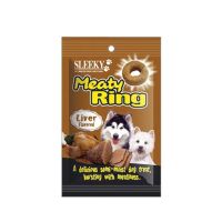 ขนมสุนัข SLEEKY Meaty Ring Liver Flavored   รสตับ 50 กรัม