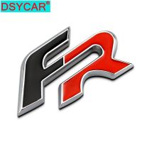 DSYCAR 1ชิ้น3D โลหะ FR รถด้านข้างพิทักษ์ด้านหลัง T Runk สัญลักษณ์ตราสติกเกอร์รูปลอกสำหรับที่นั่ง BMW ออดี้ฮอนด้ารถจี๊ปนิสสัน VW ฟอร์ด