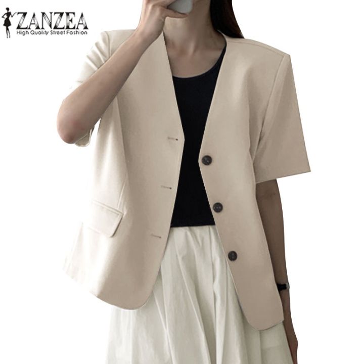 zanzea-women-korean-commuting-v-neck-short-sleeves-fashion-buttoned-all-match-blazer