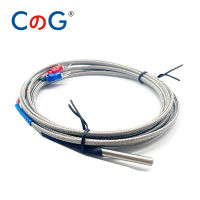 【2023】 CG 4Mm * 30Mm K J PT100 1M 2M 3M 5M 10M Probe Type Shielded ide Wire Thermocouple Temperature Sensor สำหรับ Temperature Controller