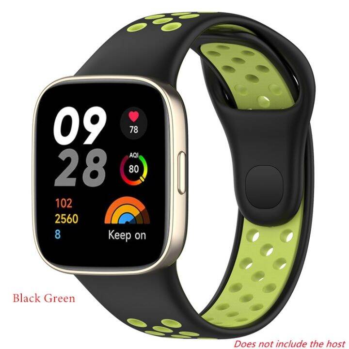 lz-silicone-watch-strap-para-redmi-watch-3-pulseira-de-substitui-o-respir-vel-nico-duas-cores-pulseira-inteligente-novo