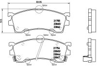 ผ้าดิสเบรคหน้า FORD LASER TIERRA 1.8 1998- MAZDA 323 PROTEGE BJ 1.8 2.0 1998- 626 CRONOS GD GE 1.8 2.0 1991- NTN