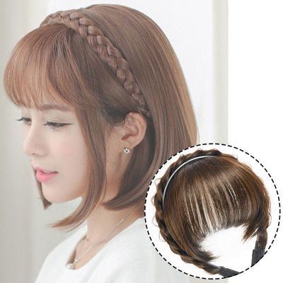 ■ Fake Hair Headband Fringe Wig Bangs Hairband Hair Extension Women Girls Clips In Hair Extension Hair Accessories Hairpiece Clips