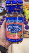Viên dầu cá hồi Pure Alaska Salmon Oil Omega 3 1000 mg lọ 210 viên của Mỹ