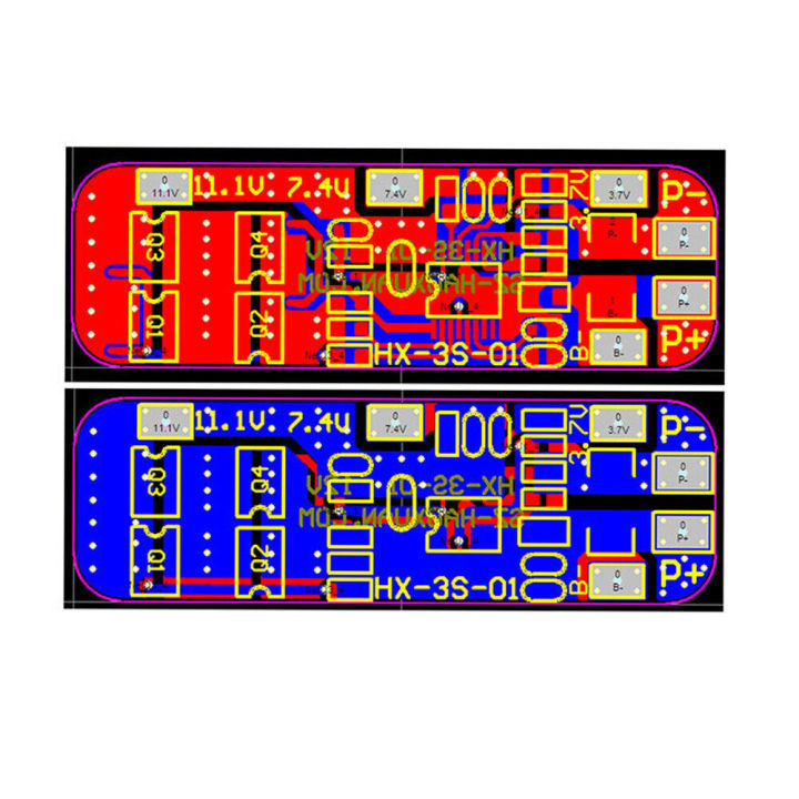 pcbfun-3s-12v-10a-18650แบตเตอรี่ลิเธียมแผ่นป้องกัน-bms-li-ion-charger-โมดูลป้องกัน-anti-overcharge-over-discharge-over-current-short-circui