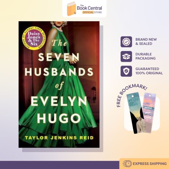 Original The Seven Husbands Of Evelyn Hugo With Freebie By Taylor Jenkins Reid Pb Fiction