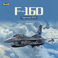 Revell 03844 1/72แบบจำลองย่อขนาด F-16D Tigermeet ชุด2014เครื่องบินรบหุ่นประกอบสำหรับคอลเลคชั่นงานอดิเรกผู้ใหญ่