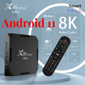 Android 11.0 TV Box X96 X4 4GB RAM 64GB ROM TV Box Amlogic S905X4