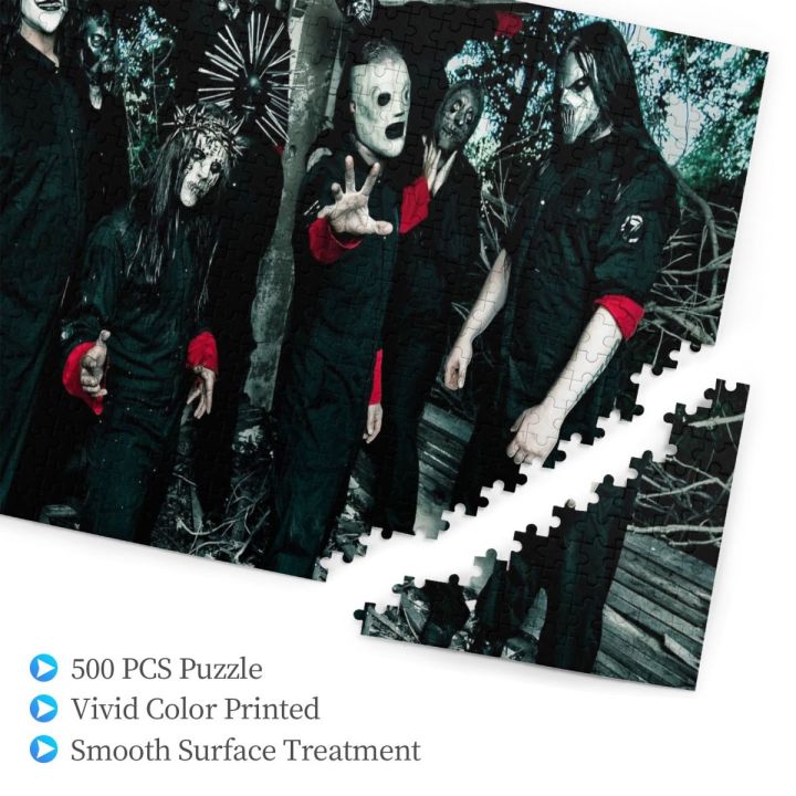 slipknot-wooden-jigsaw-puzzle-500-pieces-educational-toy-painting-art-decor-decompression-toys-500pcs