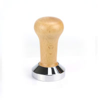 5158mm Wooden Handle Coffee Tamper Espresso Powder Flat Press Hammer Coffee Tamper Grinder Espresso Barista Tool