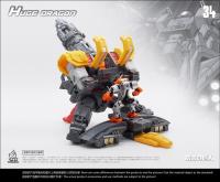 ในสต็อก MFT การเปลี่ยนแปลง mechfanstoys MF34 MF-34ขนาดใหญ่มังกรมินิโอเมก้าป้องกันป้อมฐานรูปการกระทำของเล่น