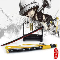 ?พร้อมส่ง?One Piece Trafalgar D. Water Lโมเดลดาบ ตราส่วน 1:6 ดาบ 4 เล่ม โรโรโนอาโซโล จาก (เหล็ก) zoro โซโลTrafalgar D. Water L LAW sword 22cm