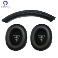 POYATU Ear Pads Headphone Earpads For Turtle Beach Elite 800 Cushion Replacement Cover Earmuff Repair Parts Earphone Accessories