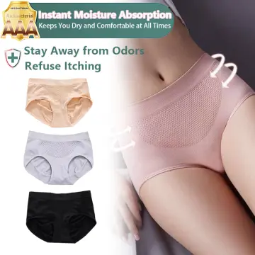Sexy Tummy Control Hip Lifting Seamless Ice Silk Panties,2pcs High