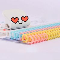 30 Holes Loose-leaf Binding Ring Spring Spiral Rings Plastic Binder Strip For A4 Paper Notebook Stationery Office Supplies Note Books Pads