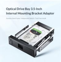 ORICO Hard Drive 3.5 inch 5.25 Bay Stainless Internal Hard Drive Mounting Bracket Adapter 3.5 inch SATA HDD Mobile Frame