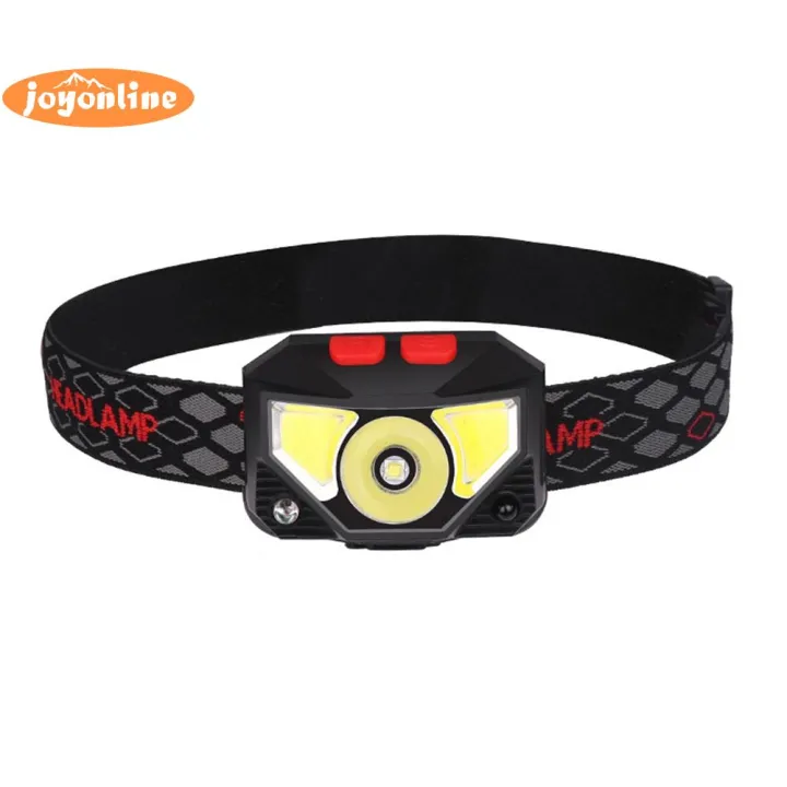 XPG COB LED Sensor Headlight Rechargeable 6 Modes Outdoor Camping