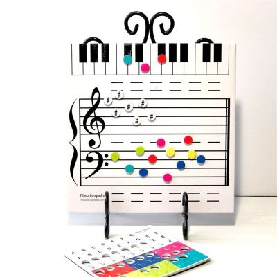 【CC】 Magnetic Board Dry-Erase Kids Music Lessons Note Reading Classroom Teaching Early