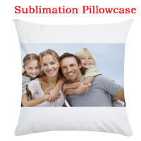 10PcsLot Personalized White Blanks Peach Skin Pillow Case Sublimation Textile Home Sofa Cushion Covers Design Pattern Decor