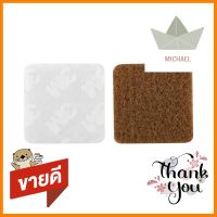 สักหลาดเหลี่ยม DEXZON 25X3 มม. สีเบจ 48 ชิ้นSQUARE FELT PAD DEXZON 25X3MM BEIGE 48EA **ราคาดีที่สุด**