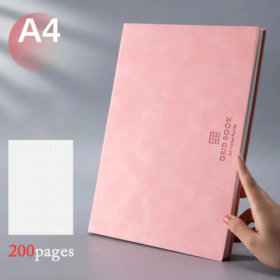 Soft Grid Notebooks A5B5A4,Travelers Journals School Office Meeting Record Notepad Mind Map Handbook Sketchbook For Drawing