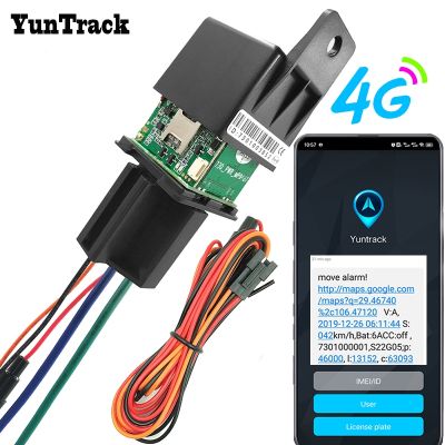 2G 4G Relay GPS Tracker Car Motorcycle ACC status Tow away Power off SMS alarm shock move call Cut oil Locator Free APP CJ730
