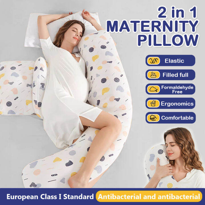 Maternity Pillow Dismantled L Shape Pregnant Protection Pillow ...