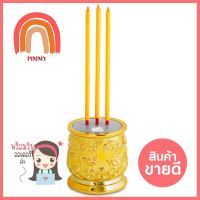 กระถางธูป LED 3 ดอก CLAIRE 28 ซม. สีเหลืองทองELECTRIC LED INCENSE STICKS CLAIRE 28CM 3-STICK GOLD **หมดแล้วหมดเลย**