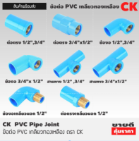 ข้อต่อPVCเกลียวทองเหลือง​ CK