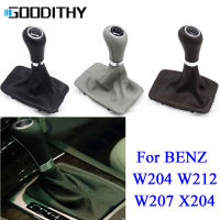 Car Black Gray Automatic Gear Shift Knob Boot Lever Replacement For BENZ C E GLK AMG W204 W212 W207 X204 C204 C63 C300 C250 C350