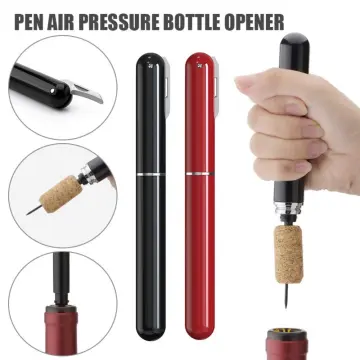 Premium Wine Opener Set- Air Pressure Easy Cork Remover Wine Bottle Opener with Pourer, Vacuum Stopper and Foil Cutter - Great for Wine lovers