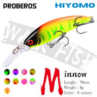 PROBEROS 1Pcs Sinking Minnow Lure 5.5G 7ซม. ยาวเหยื่อตกปลาสำหรับเบสน้ำจืดประดิษฐ์ Hard Lure ภายใน Ball ตกปลาเกียร์ DW495