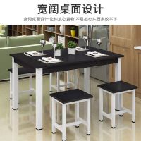 Spot parcel post Dining Tables and Chairs Set Dining Home Rental Room Simple Snack Shop Noodle Shop Fast Food Restaurant Restaurant Rectangular Small Table