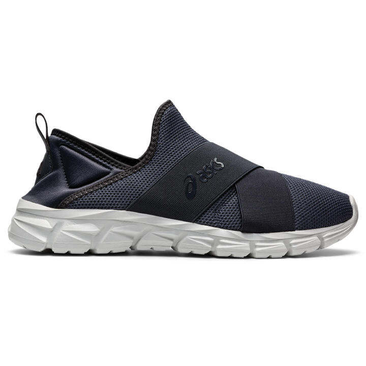 asics-quantum-lyte-slip-on-unisex-sportstyle-รองเท้า-ชายหญิง-รองเท้าผ้าใบ-รองเท้าออกกำลังกาย-ของแท้-carrier-grey-carrier-grey