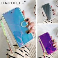 [Woo Fashion Case] เคสหนังฝาพับที่สว่าง3D สำหรับ Fundas Huawei Y5 Y6เคส2019 Coque P30 Lite Pro เคสทรงกระเป๋าสตางค์แบบตั้งได้เคสมือถือ